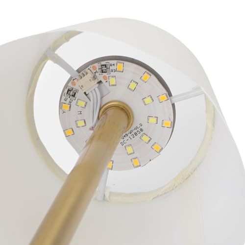 CCYLEZ Lámpara de Mesa Inalámbrica, Lámpara de Escritorio LED con Control Táctil de 1200 MAh, Luz Nocturna Portátil con Carga USB para Dormitorio, Sala de Estar - imagen 9