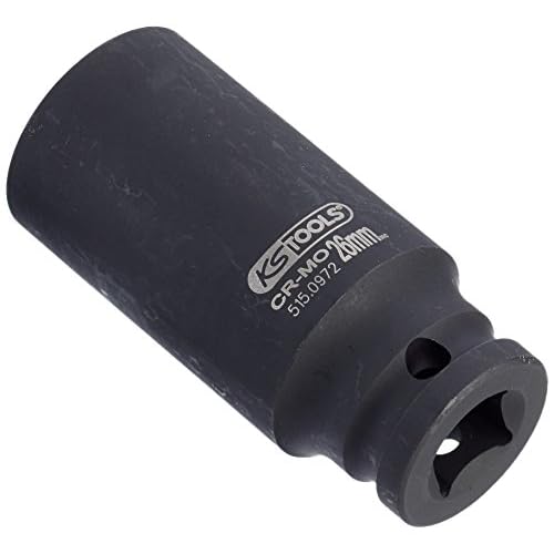 KS Tools 515.0972 1/2" 12-kant-Kraft-Stecknuss, lang, 26 mm