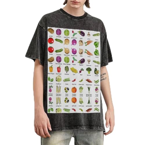 T-shirt oversize homme vintage en coton épais délavé avec motif imprimé