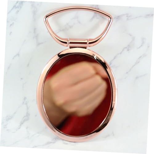 Espejo de Maquillaje Redondo Rosado para Tocador miniatura 7