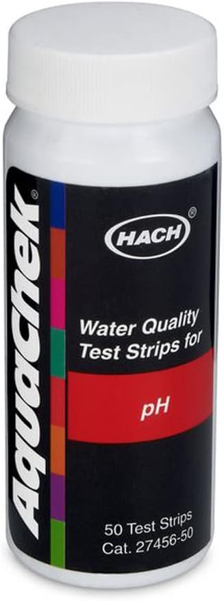 Hach pH Test Strips, 4-9 pH Units, 2745650