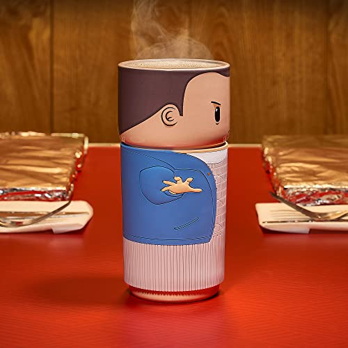 CosCups by Numskull Stranger Things Eleven Ceramic Mug Gift with Rubber Sleeve 400ml - Official Stranger Things Merchandise - Image 3