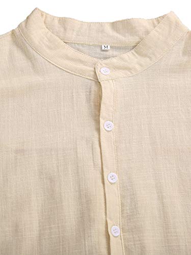 Geagodelia Camicia a Maniche Lunghe da Uomo con