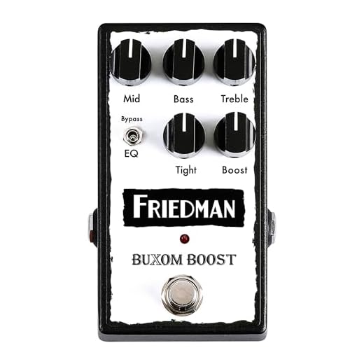 Friedman Amplification Buxom Boost Guitar Effects Pedal