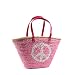 Produktbild Preis am Stiel Bunte Korbtasche | Strandtasche | Einkaufen | Shopper | Tasche