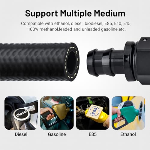 EVIL ENERGY 5/16 Fuel Line Hose 5FT Fuel Injection Hose Transmission Rubber SAE 30R9 300PSI by EVIL ENERGY - Image 5