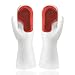 Guantes multifuncionales para lavar platos, guantes de silicona mágicos para limpiar, guantes para lavar platos con estropajo, guantes para fregar reutilizables y resistentes al calor antideslizantes