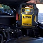 DEWALT DXAEJ14-Type3 Digital Portable Power Station Jump Starter - 1600 Peak Amps with 120 PSI Compressor, AC Charging Cube, 15W USB-A and 25W USB-C Power for Electronic Devices