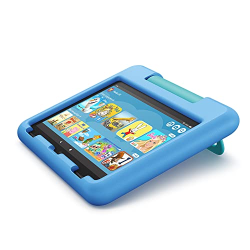 Kindgerechte Schutzhülle von Amazon für das Fire HD 8-Tablet (nur kompatibel mit der 12. Generation, 2022), blau