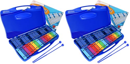 Image of EASTROCK Xylophone, 25 Notes Glockenspiel (Pack of 2)