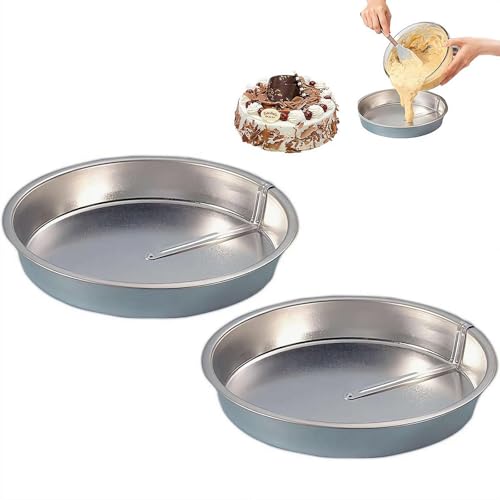 9 inch round pan with built-in swivel blade