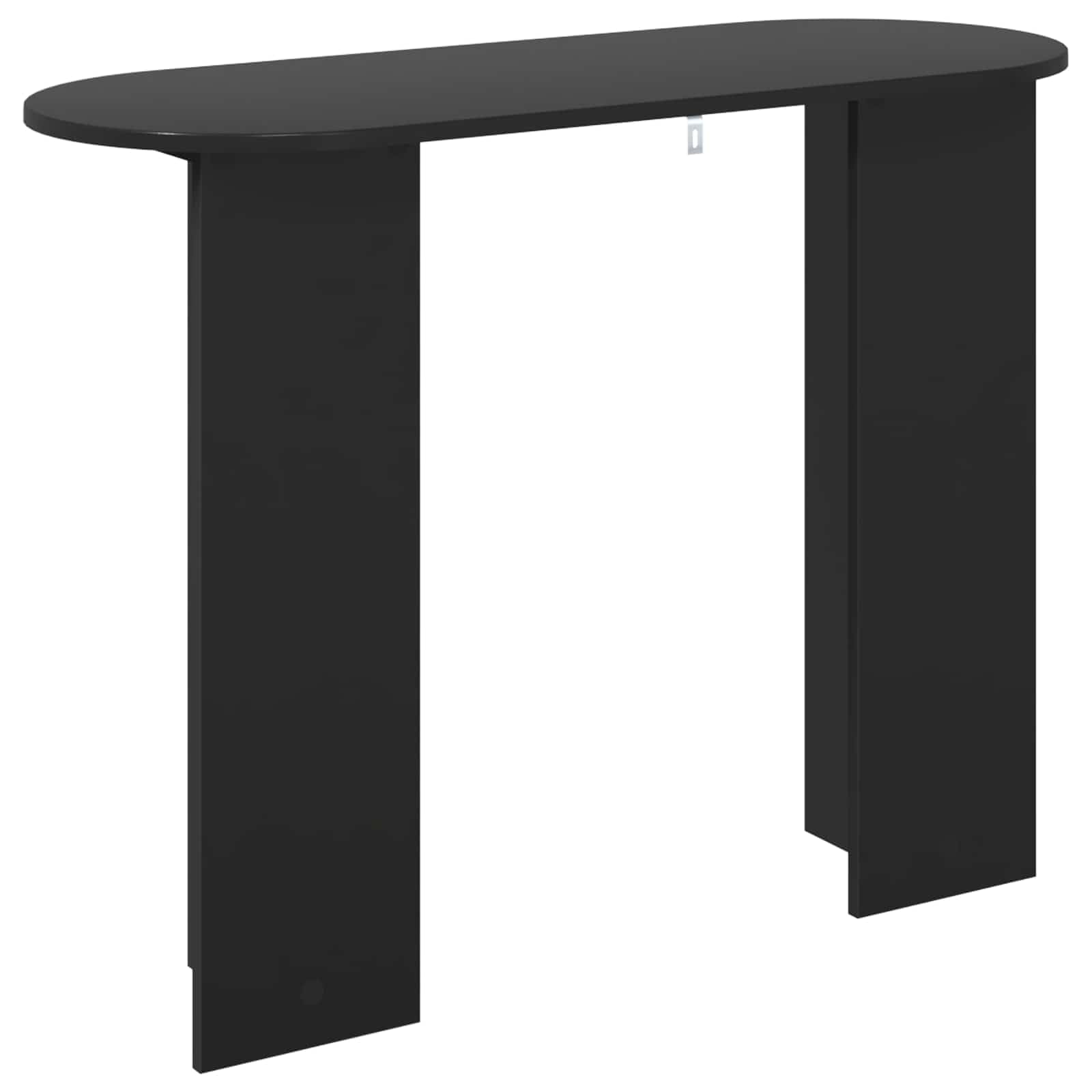 Générique Tavolo consolle in legno d'ingegneria, 100 x 39,5 x 75 cm | Design moderno, finitura rovere nero, superficie robusta, facile da pulire, per soggiorno, ingresso corridoio