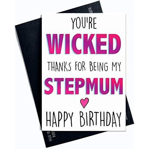 Birthday Card for Wicked Stepmum Cover
