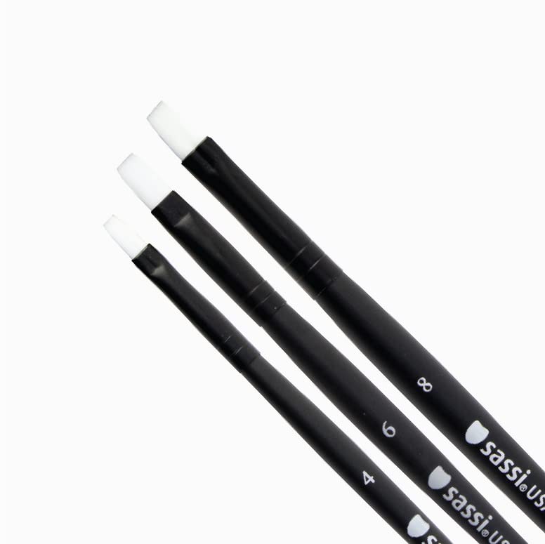 Sassi Gel Nail Brush 3pk #1112