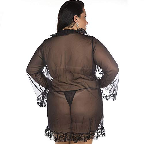 Hobby Robe Camisola Plus Size Tentação Transparênte