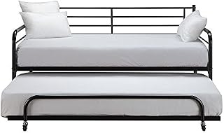 DHP Metal Trundle for Daybed Frame, Fits Twin Size, Black