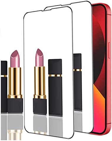 FSAMOUR Mirror 2 Pack Compatible With iPhone 13 Mini Screen Protector Tempered Glass HD Clarity,Case Friendly, Mirrored Effect,13mini 5.4 inch 2 Piece