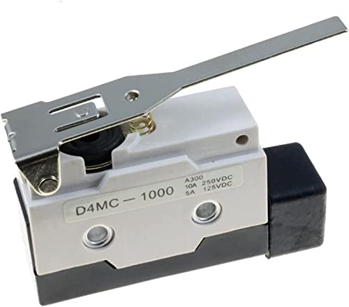 Interrupteur de fin de course SPDT 10A SKEPPY D4MC-1000 avec levier long pour automatisme