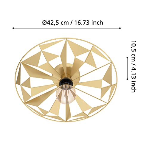 Lámpara de metal retro Castanuelo de una luz para interiores 6