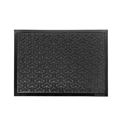 Tapete Waterkap Residencial 45cm x 75cm Preto