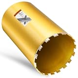DaduoRi 8 Inch Wet Core Drill Bit, 8' Core Bits for Concrete, 1-1/4'-7 Thread, 14' Drilling Depth Diamond Core Drill for Concrete with Rebar, Masonry, Brick Block,Cement, Stucco, Stone (203mm)