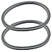 2 Gray Gasket Replacements for NutriBullet 600W 900W Extractor or Flat Milling Blades NB-101