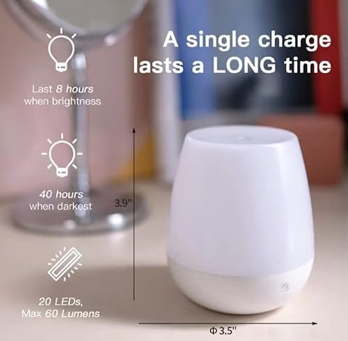 Baby Night Light For Kids - Usb Rechargeable Small Touch Night Light - Nursery Night Light For Breastfeeding, Sleeping And Relaxing (Egg Warm) #TOP2