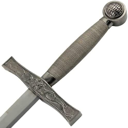 Ace Martial Arts Supply Medieval Knight Arming Sword with Scabbard