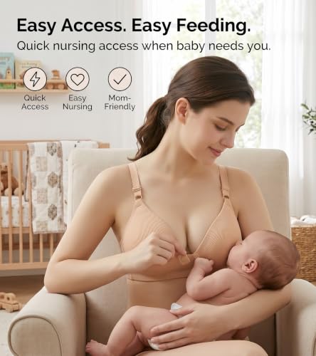 Image of DClub Nursing Maternity Bra Women's Seamless Lace Bras Wireless Breastfeeding Bra Breathable Bralette Pregnant Bras
