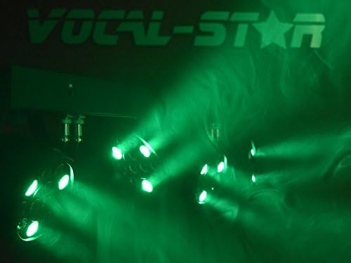 Sound Active DMX LED Par Disco Club DJ Light Effect RGBW Lighting Spotlight Kit With Stand