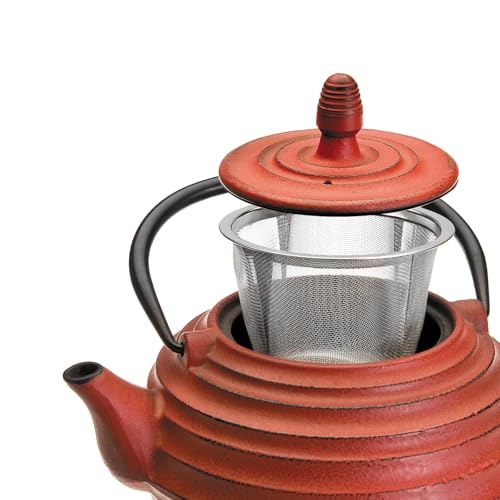 IBILI Cast Iron Blue Teapot, 0.7 Litres, Enamel Interior, Induction Safe - Image 3