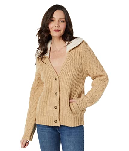 Image of Lucky Brand Women's Cable Collared Cardigan