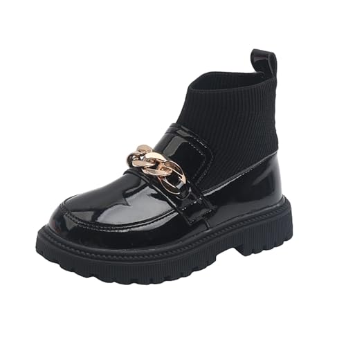 Bottes de neige fille bottines à lacets fourrée hiver chaud pour enfant