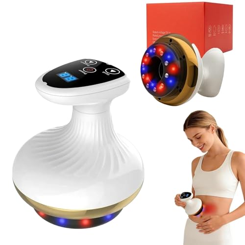 Image of 4-in-1 Electric Gua Sha Massager, 9-Level Suction & Heat Therapy, Vacuum Cupping Massage Tool for Cellulite Reduction, Body Contouring,Home Use