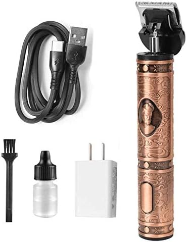 Electric Hair Clippers,Grooming Cordless Cutting Waterproof T-Blade Trimmer | Shortcut Pro Household-Haircut Kit,Beard Trimmer for Men | All-in-One Shavers for Household Haircut Gold