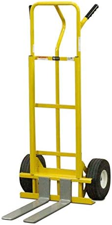 & Equipment Hand Truck with Adjustable Forks, 600-Pound Capacity
