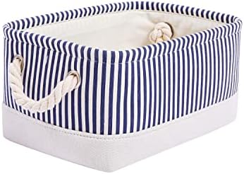 Mangata Foldable Storage Box, Thickened Fabric Storage Basket with Handles for Shelves Toy (XLarge, Grey)
