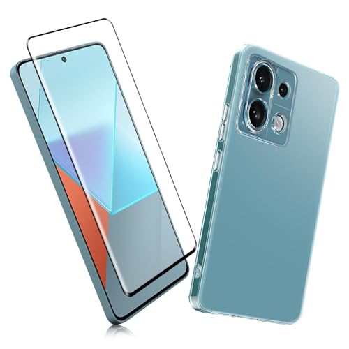 y2Zbgz1 FOR Redmi Note 13 Pro p̃KXtB + 1 FOR Redmi Note 13 Pro p̕یJo[ Redmi Note 13 Pro ی TPU \tg VRP[X KX / dx9H