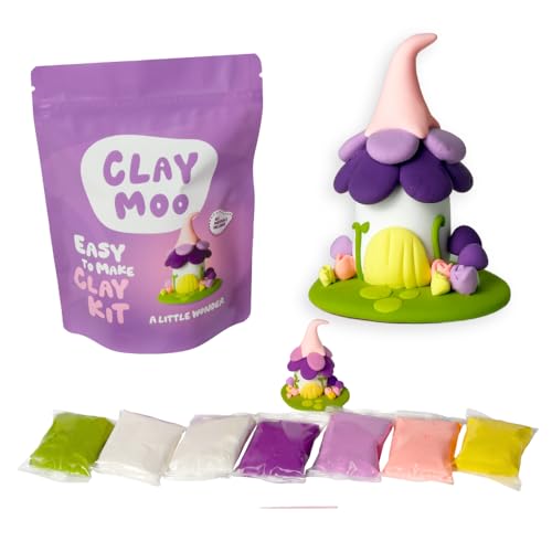 Claymoo House Clay Kit – Air Dry Foam Clay Craft for Adults & Teens