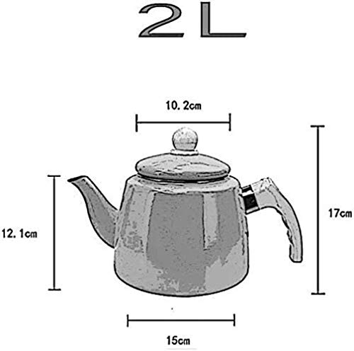 LIUBINGER Tetera Acero Agua Azul Camping Caldera de Acero Silbato Mini Caldera Cocina de Gas Inicio Abrir Fuego de Gas… - Imagen 3