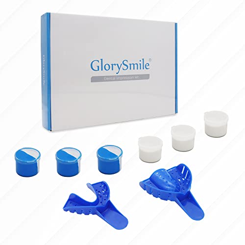 PROTECTOR - Dental Impression Kit - 168 Gm Putty Silicone - 2Dental Trays-Upper and Lower- DIY Teeth Molding Kit - for Home or Clinic Use -Teeth Impression Putty Silicone Material