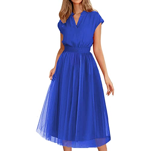Robe de bal en tulle unie pour mariage et réception habillée femme