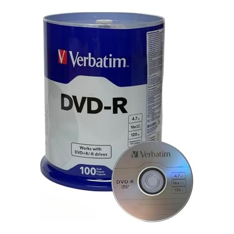Verbatim DVD-R 16X 4.7GB 100-Pack Cover