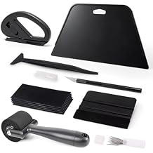 EHDIS Wallpaper Smoothing Tool Kit with Sponge Seam Roller, Vinyl Squeegee,Cutting Tool for Peel and Stick on Contact Paper,Window Tint Film,Decal,Graphics Installation