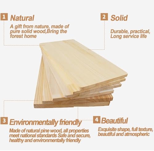 Floating Wall Mounted Folding Table with Drop Leaf for JNHWll Spaces Wood Work Bench with Bracket for Laundry Room Home Office Bar 20x40cm/8x16in