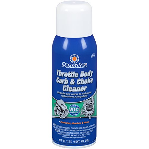 Permatex 80279 Motor Muscle Throttle Body Carb and Choke Cleaner, 12 oz.
