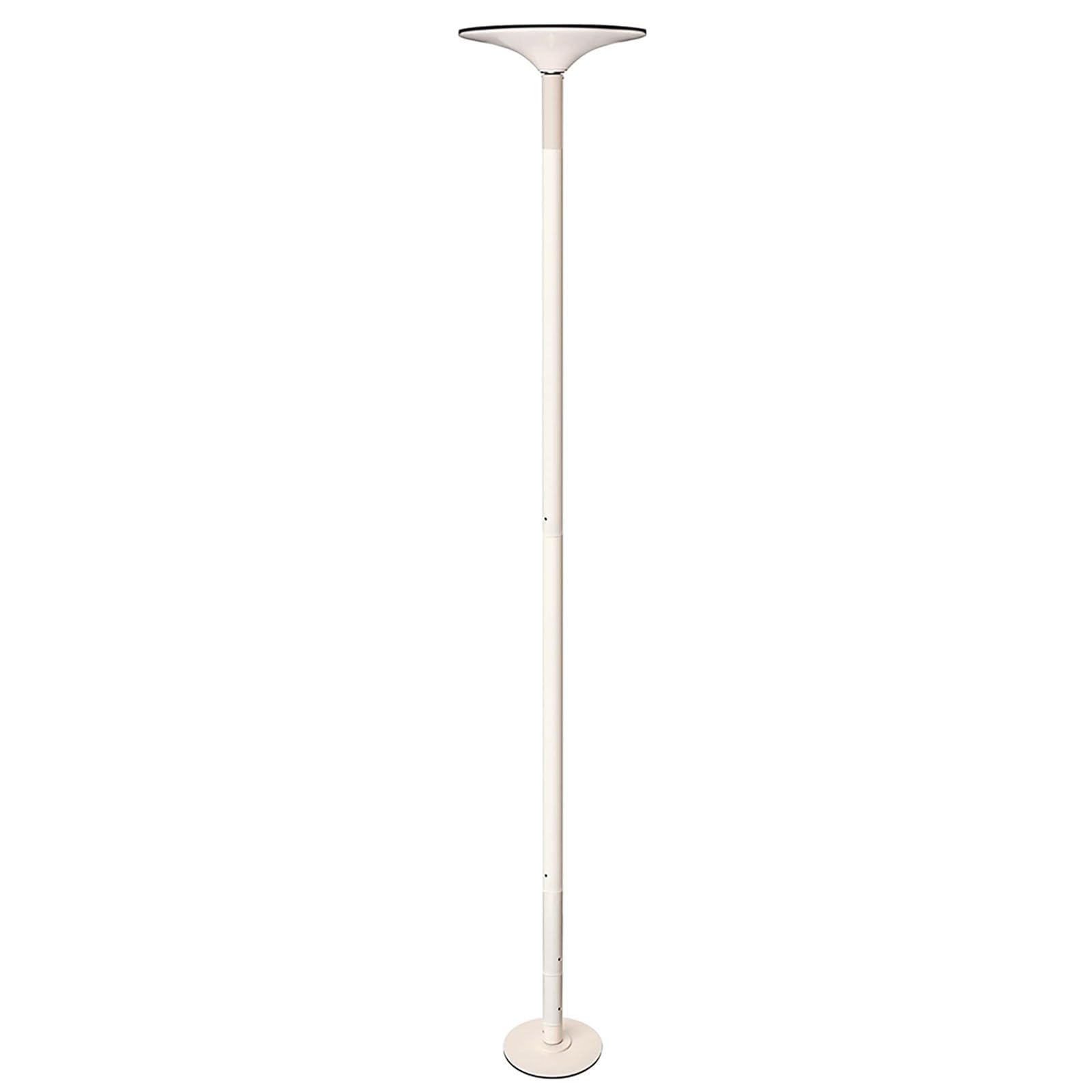 NGDFGR Rotatable Stripper Pole For Home, 45Mm Electroplated Spinning Poles Dancing Pole, Height Adjustable, Dancer Pole Punch-Free Design,White