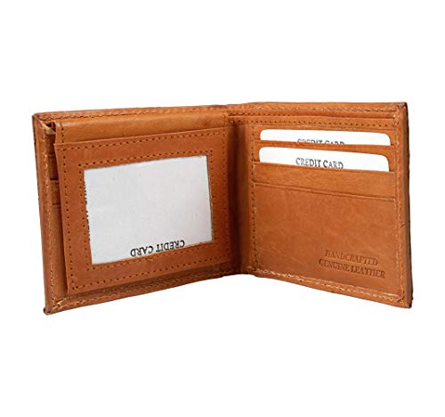 Exotic Wallet Genuine Ostrich Leather Multiple Colors (Brown)3