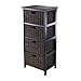 Winsome Omaha Storage Rack with 4-Foldable Basket