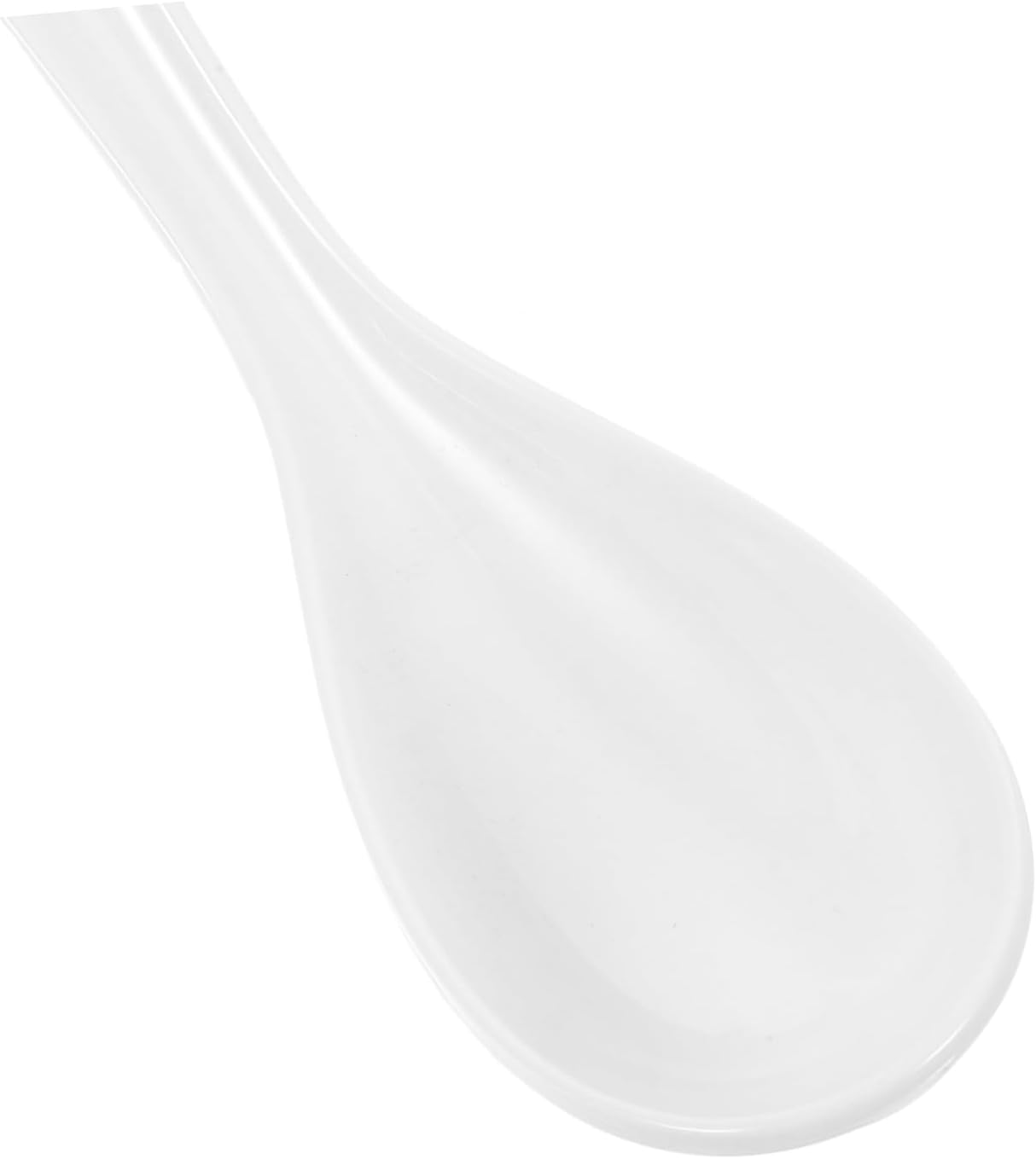 4pcs Utility Spoons Plastic Soup Spoons for Ramen Dumplings and Appetizers Microwave Dishwasher Safe for Restaurants and Home Use